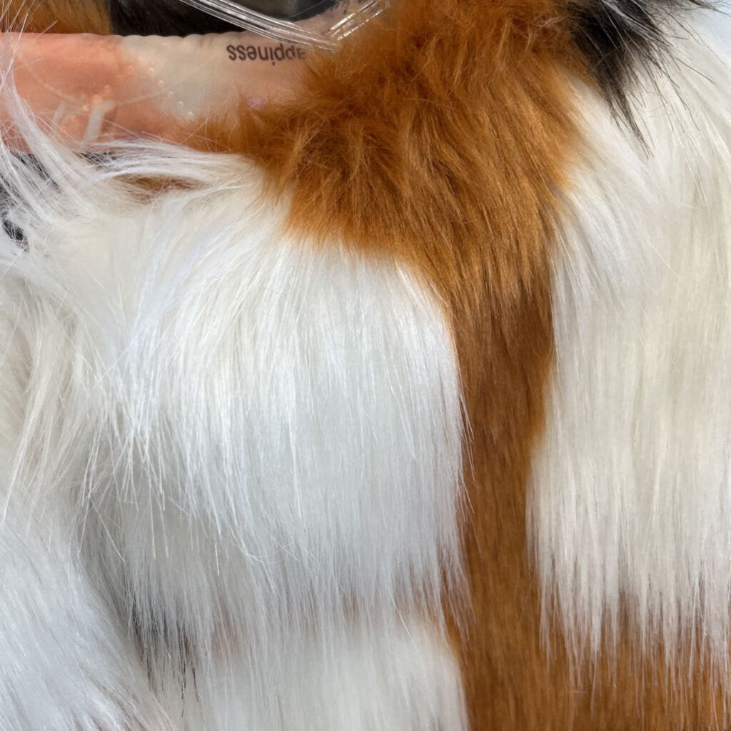 Faux Fur Multi Tone Coat