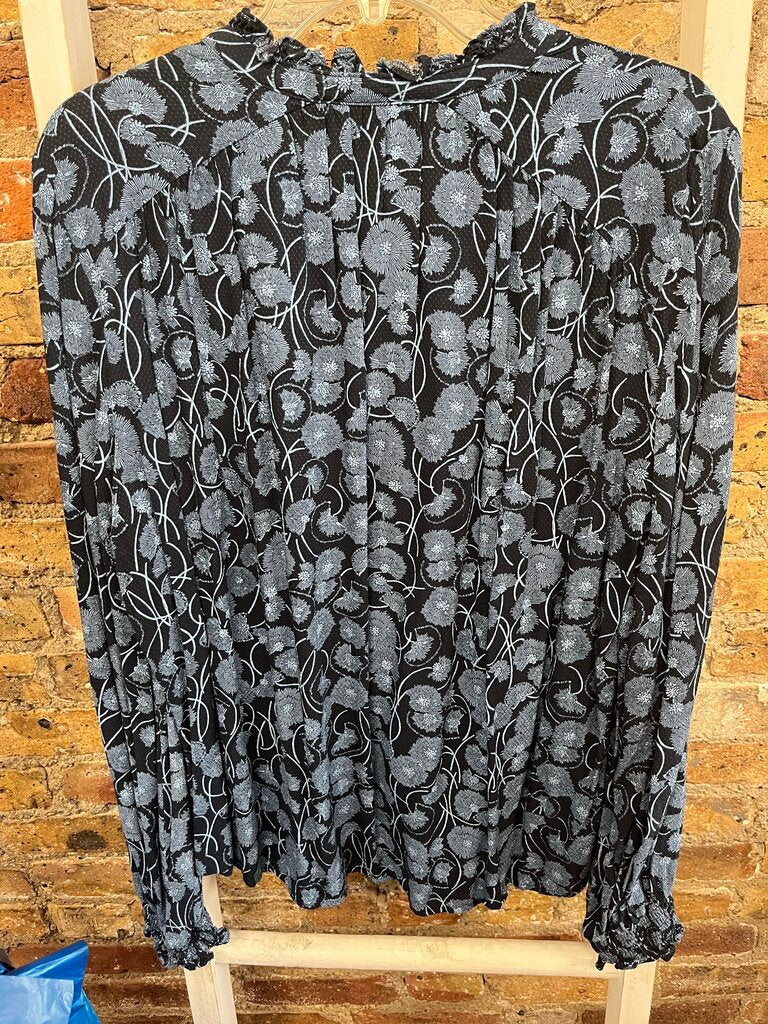 Ruffle Qrt BD Blouse