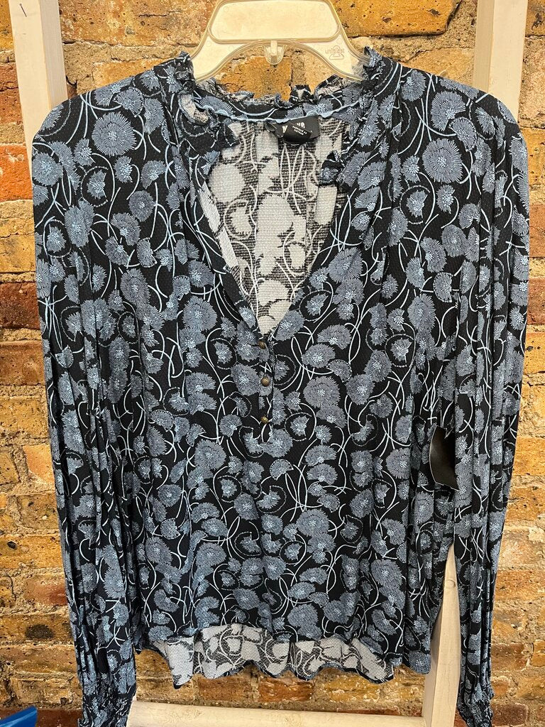 Ruffle Qrt BD Blouse