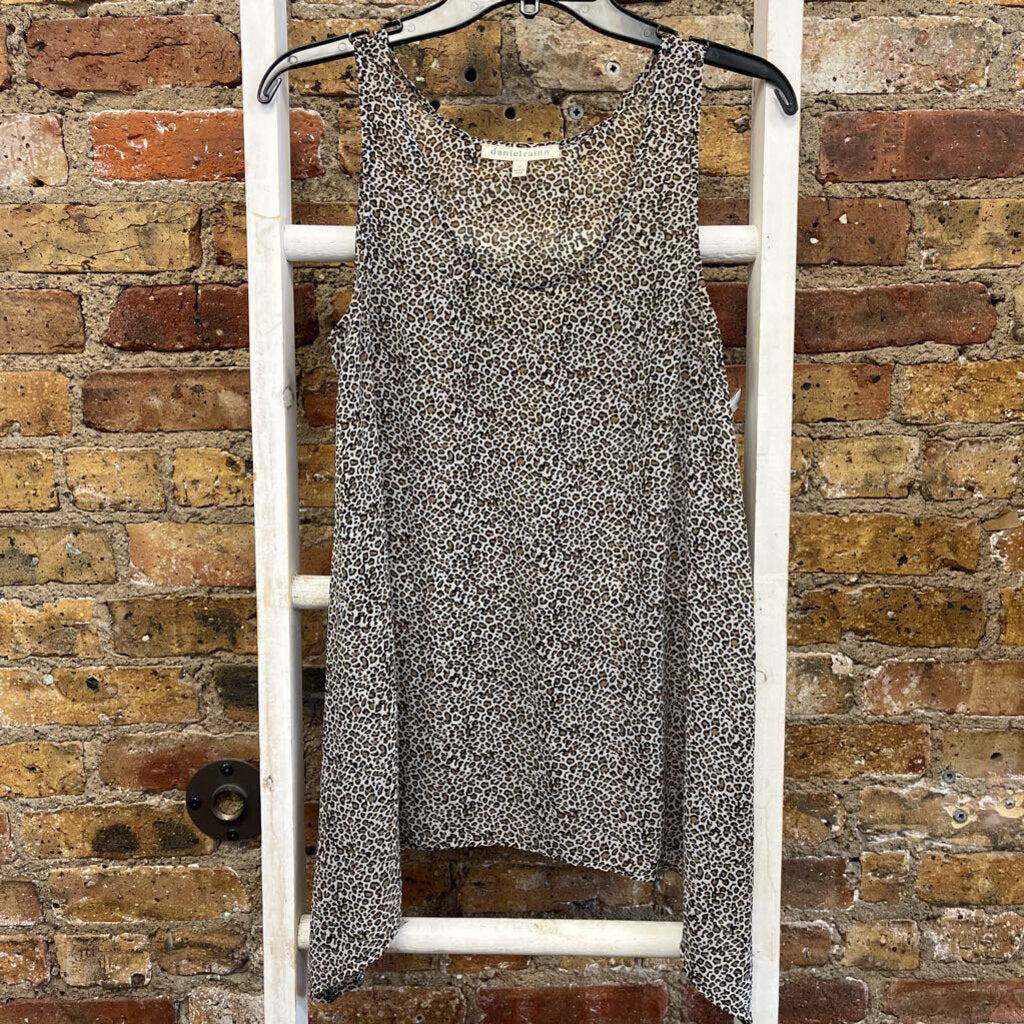 Blouse Tank Leopard Print