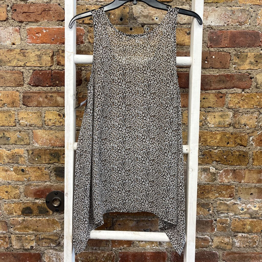 Blouse Tank Leopard Print
