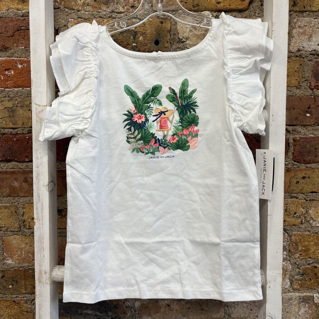 NWT Top Ruffle Slv