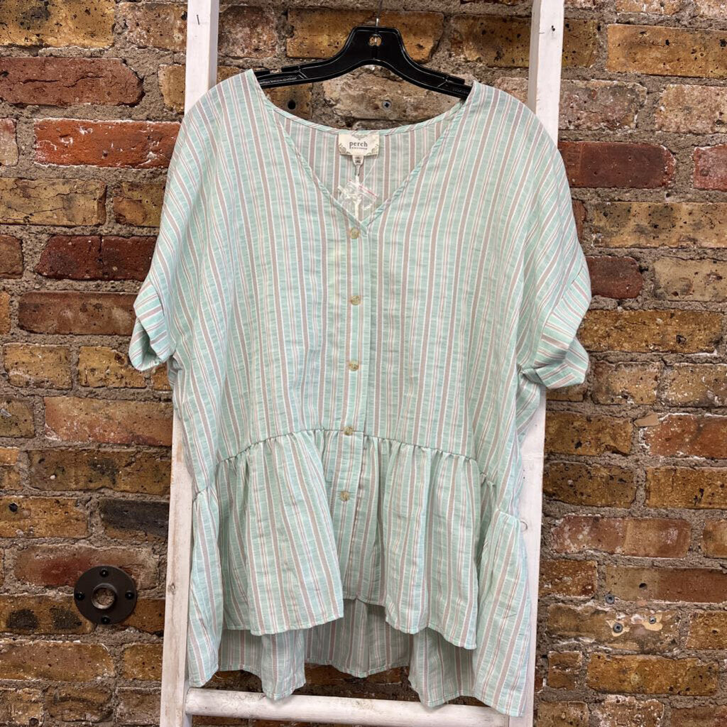 NWT Top Stripe SS