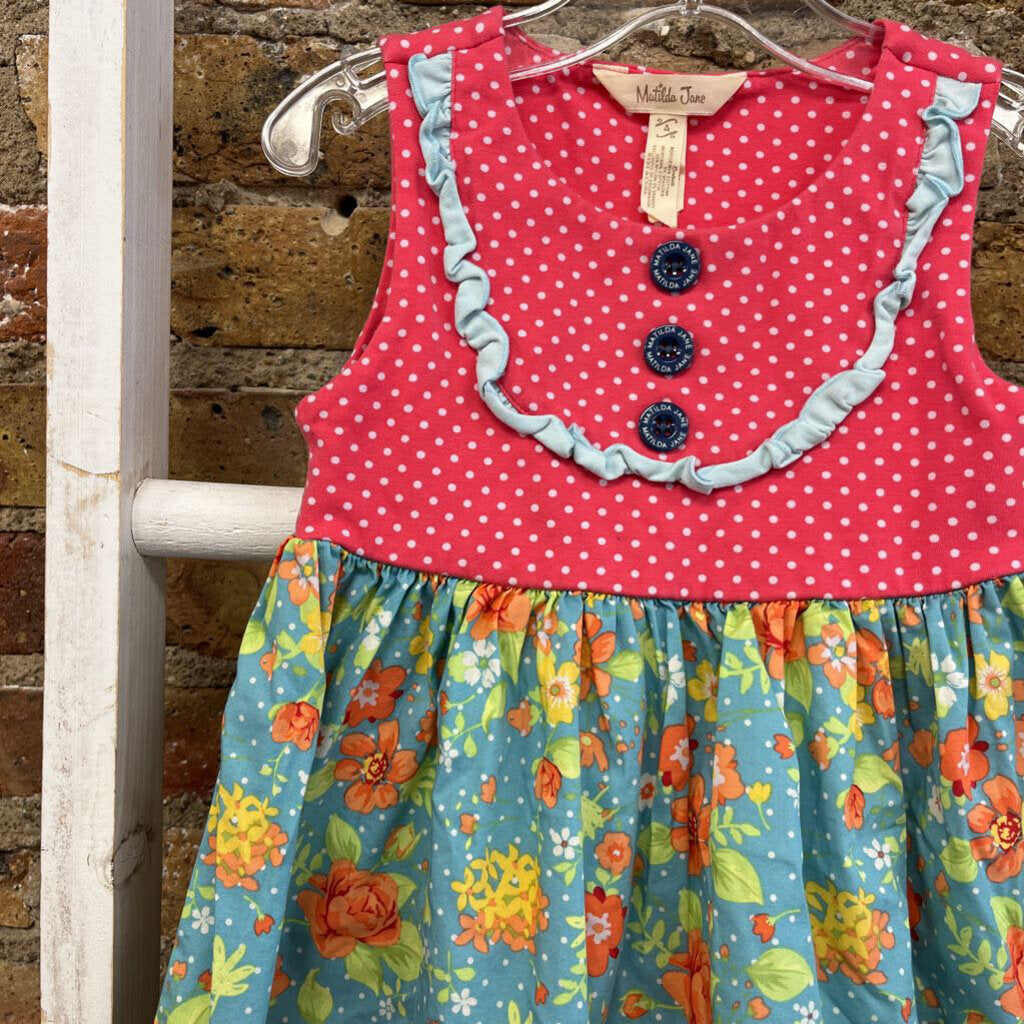 Dress Floral/Polka Dot