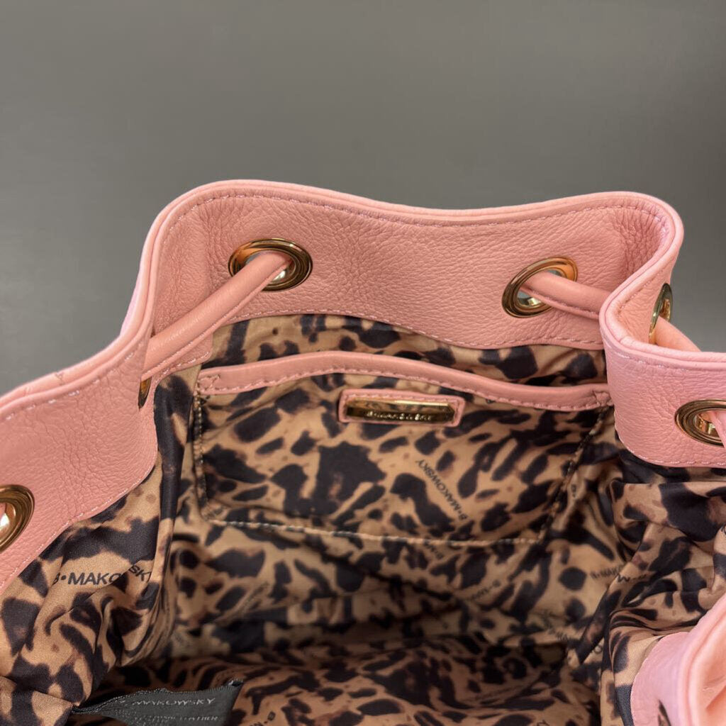 Leather Drawstring Crossbody