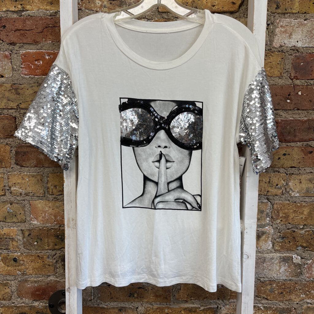 Sequin Sunglass Shirt