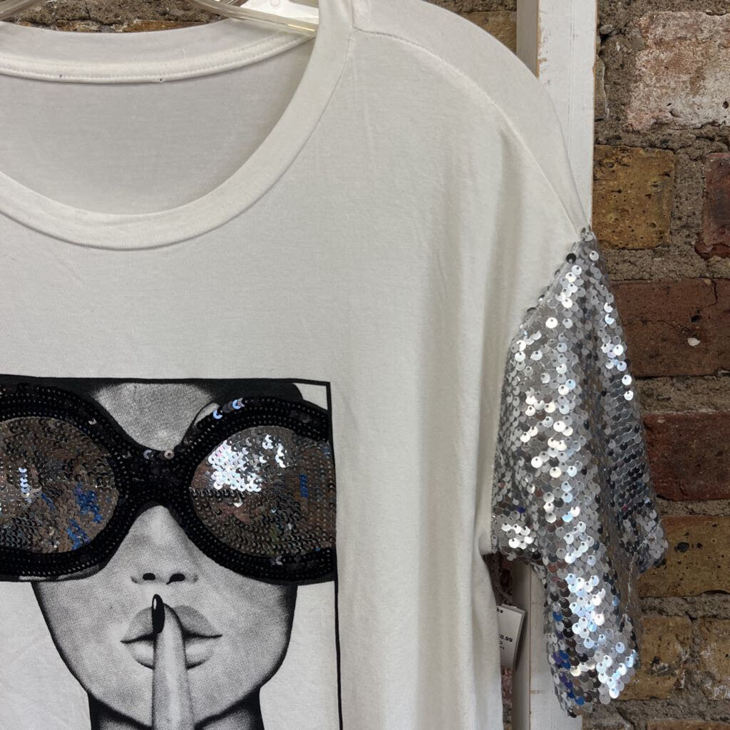 Sequin Sunglass Shirt