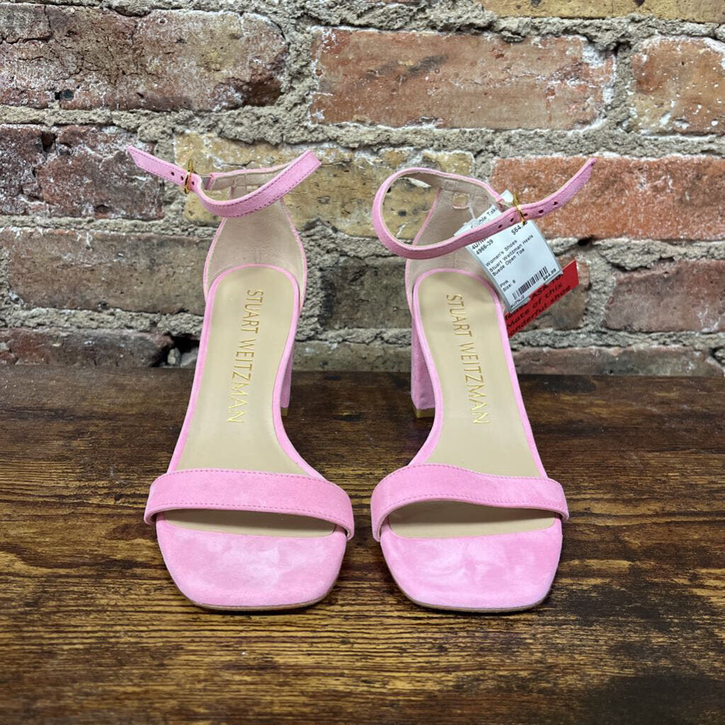 Heels Suede Open Toe