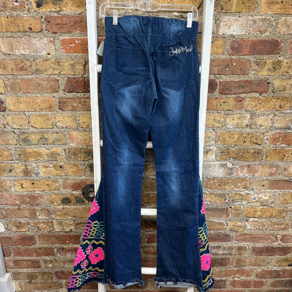 Wide Leg Floral Jeggings