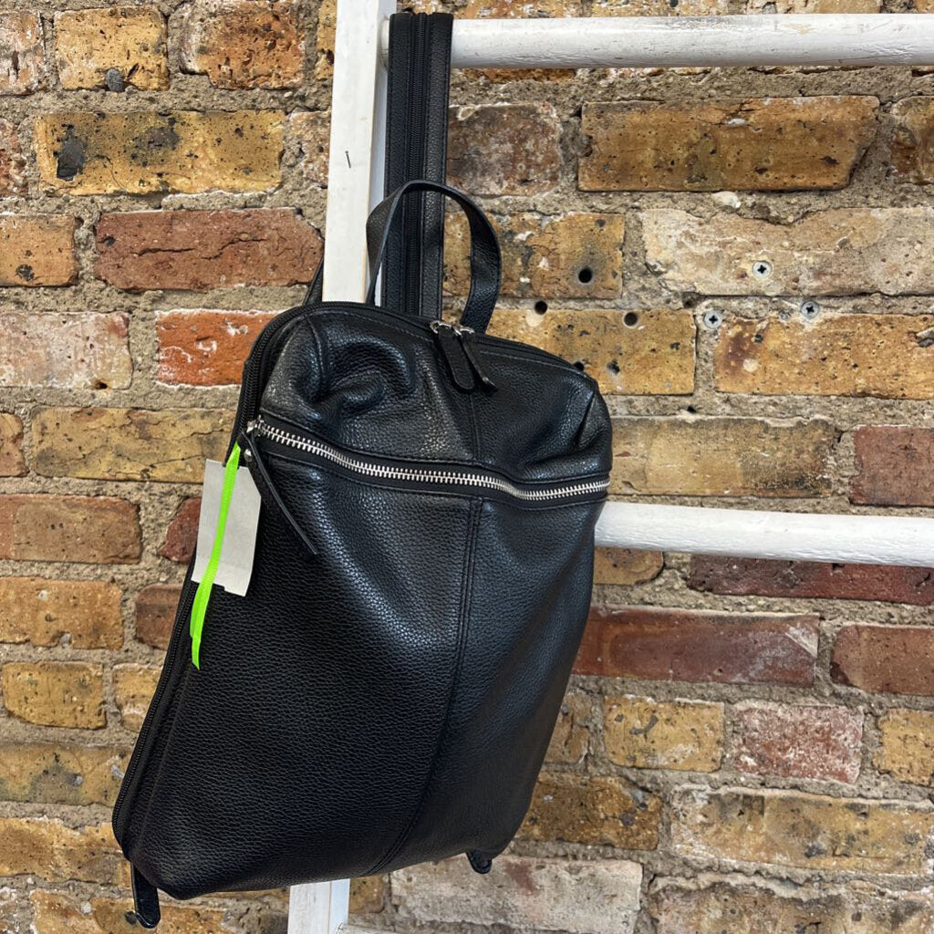 Leather Pebbled Backpack