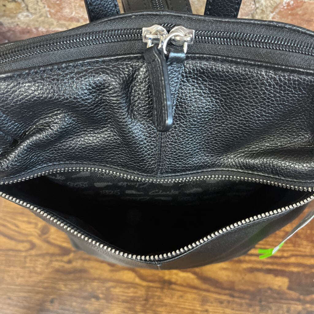Leather Pebbled Backpack