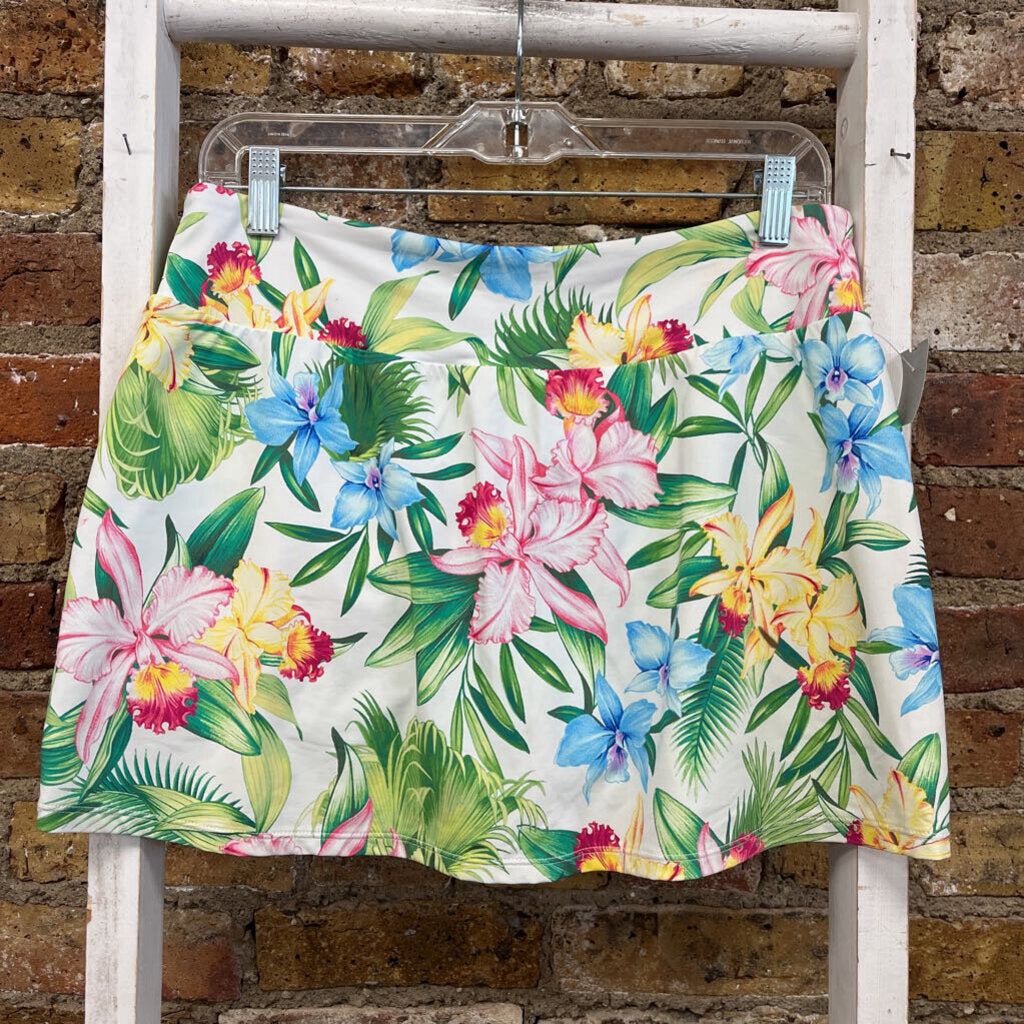2Pc Skort Outfit Floral