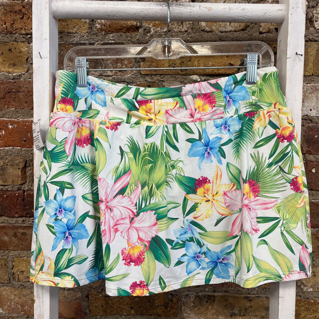 2Pc Skort Outfit Floral