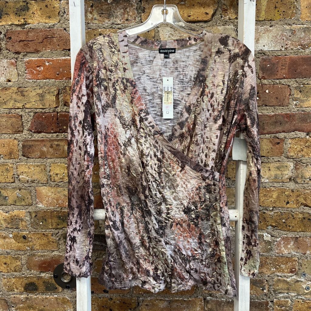 NWT Blouse Print
