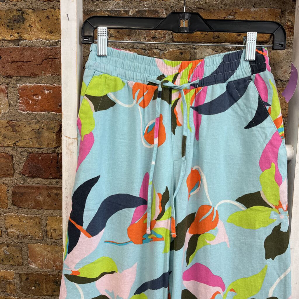 Floral Pull On Pants