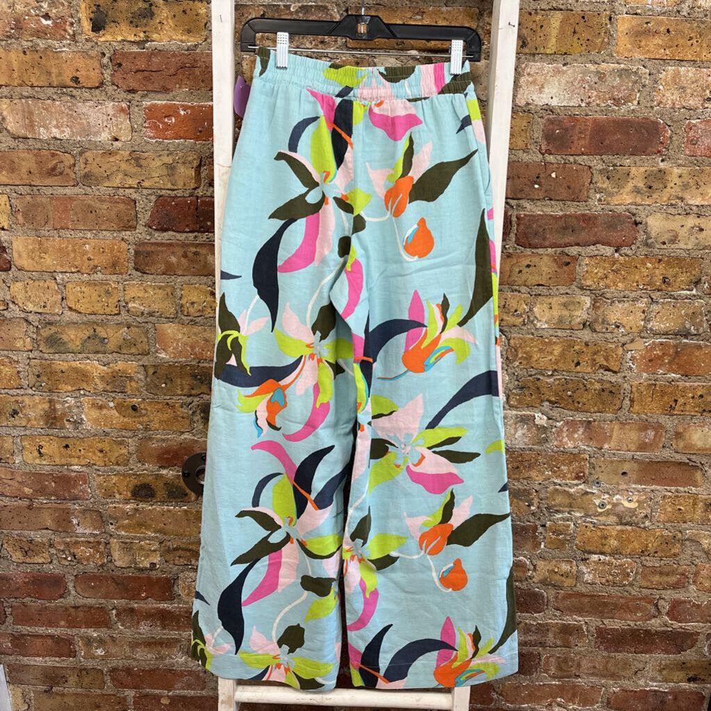 Floral Pull On Pants