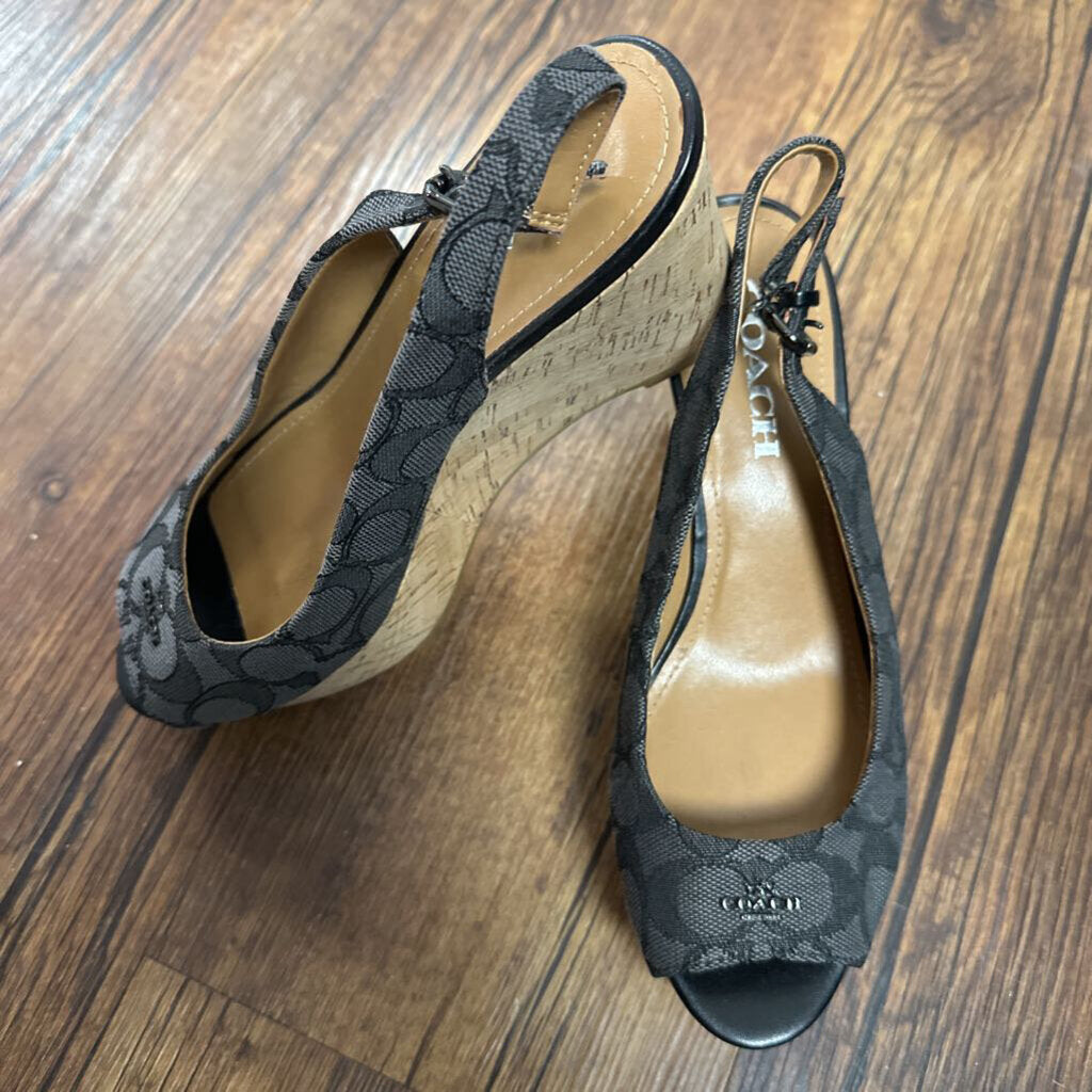 Wedge Sling Back Sandals