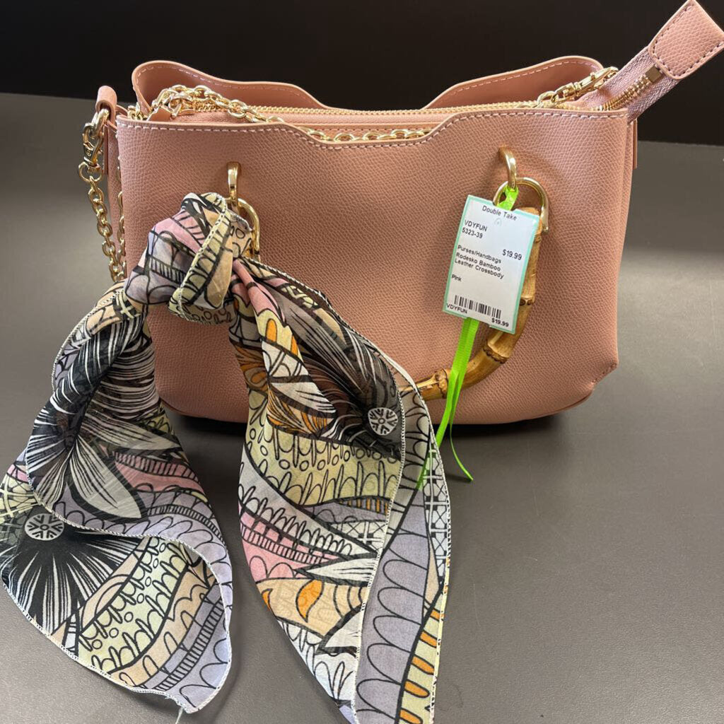 Bamboo Leather Crossbody