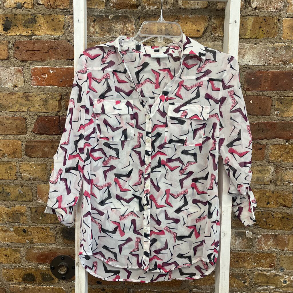 Blouse LS BD Heels