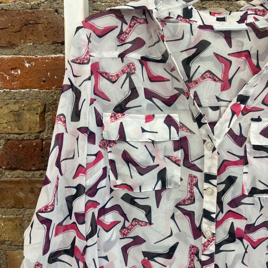 Blouse LS BD Heels