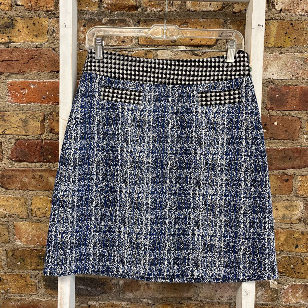 Pattern & Houndstooth Skirt