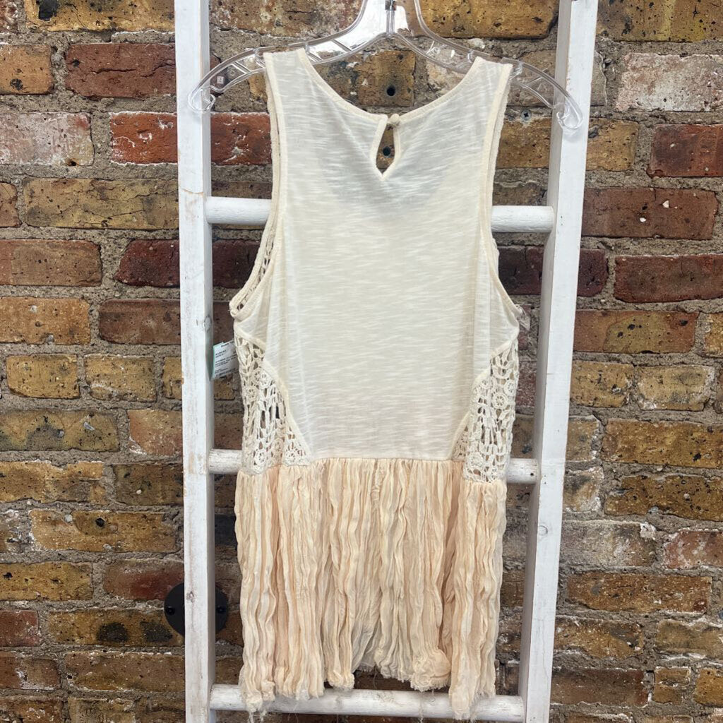 Top Slvls Lace/Sequin