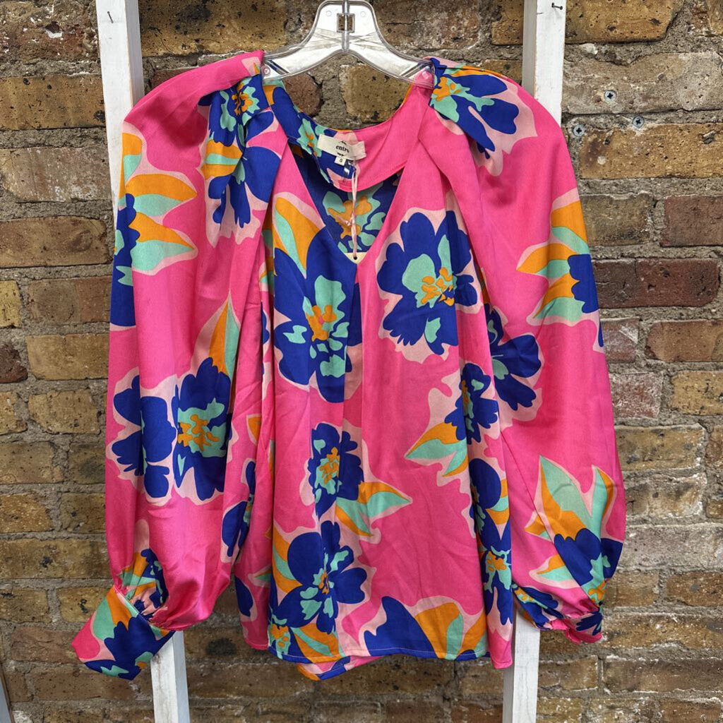 Floral Silky Blouse