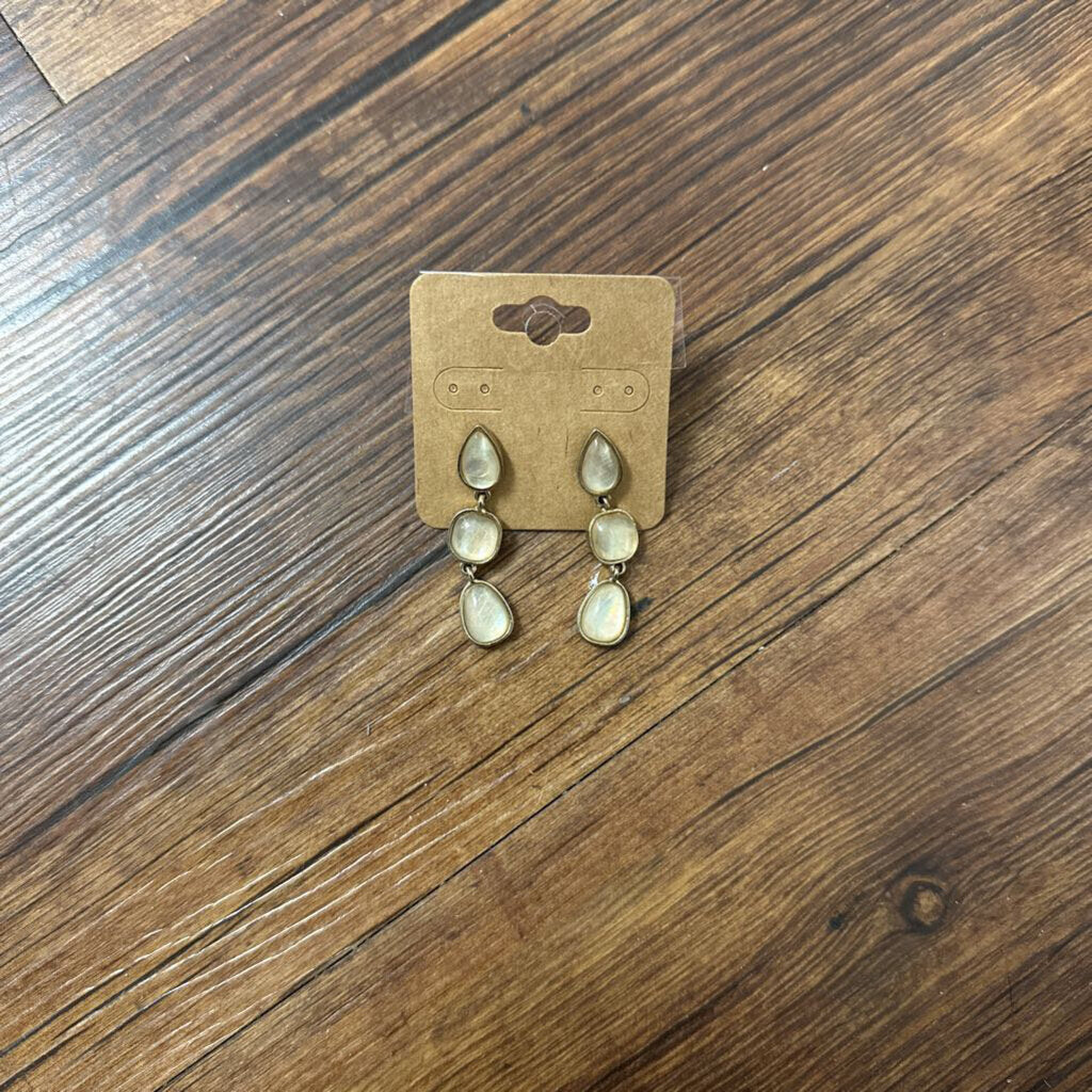 3 Stone Earrings