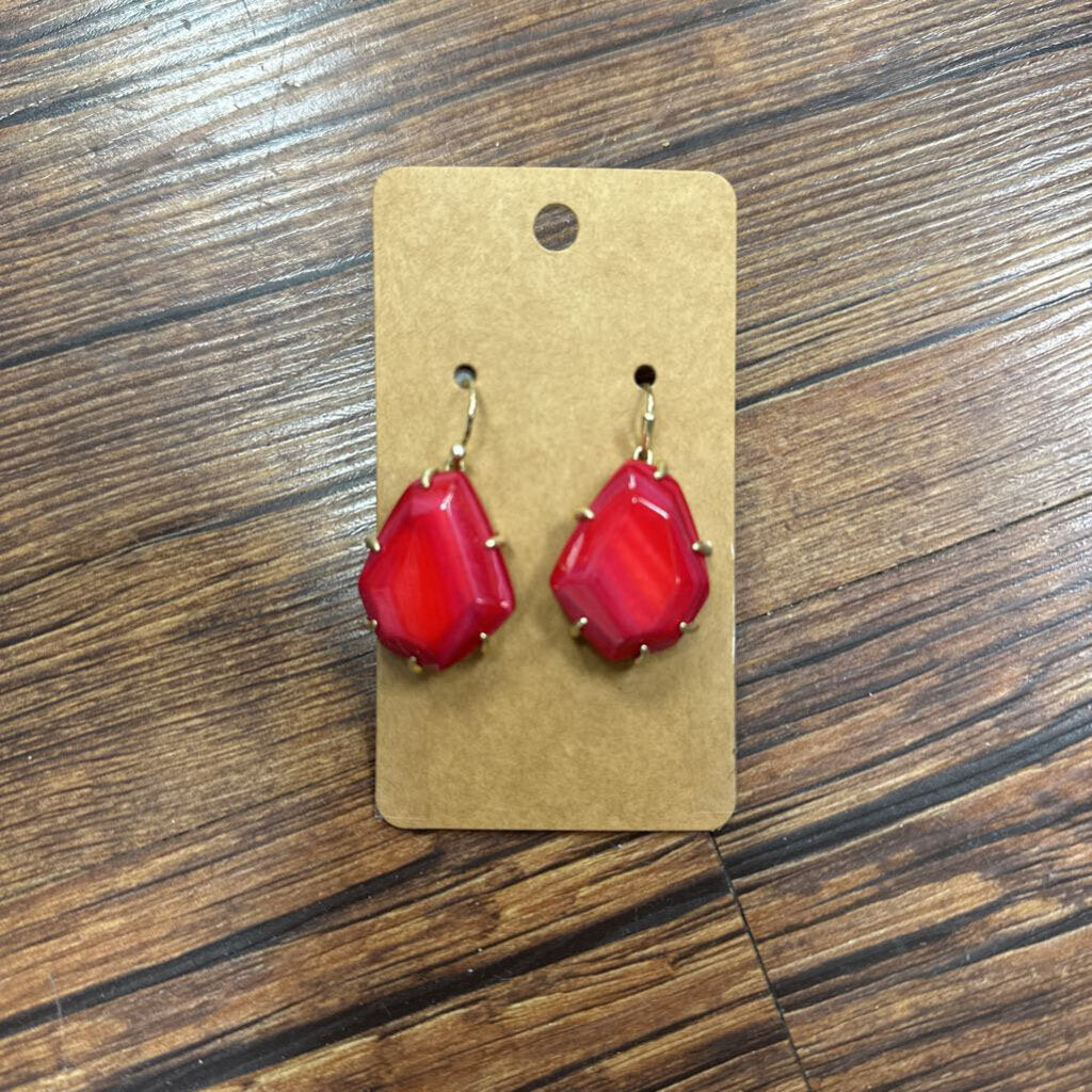 Stone Dangle Earrings