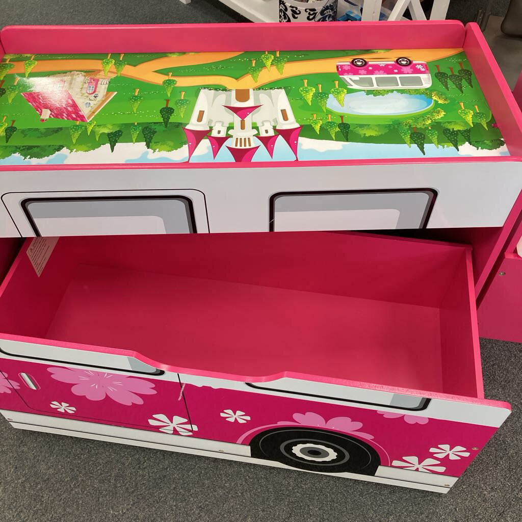 Toy Box Storage Desk