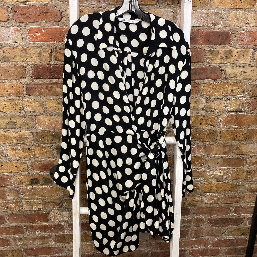 Polka Dot Wrap Dress