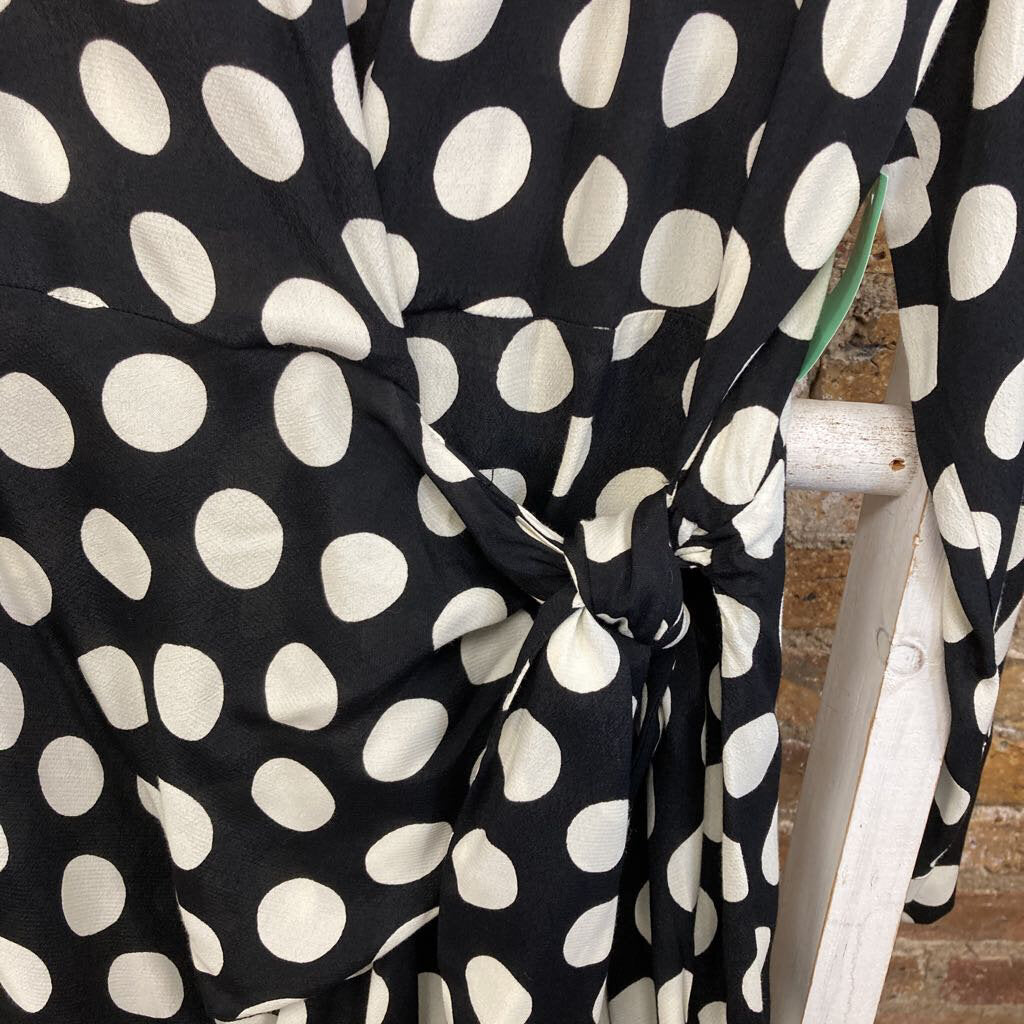 Polka Dot Wrap Dress