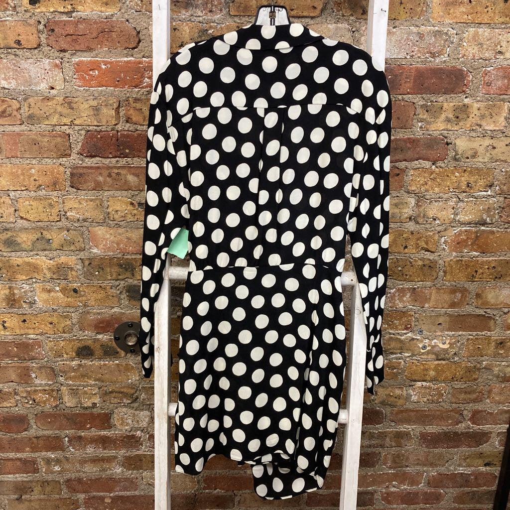 Polka Dot Wrap Dress