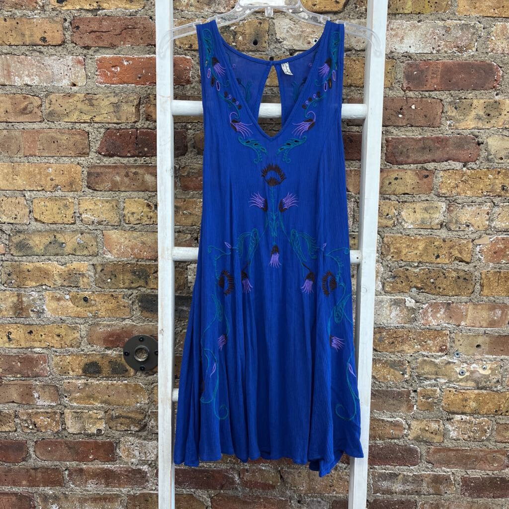 Dress Slvls Embroidered