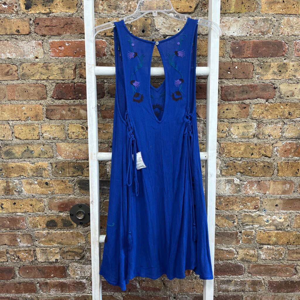 Dress Slvls Embroidered