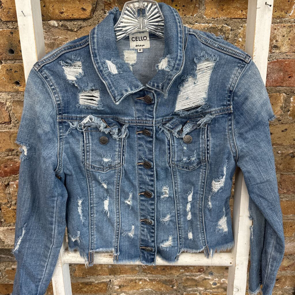 Jacket Jean Distressed