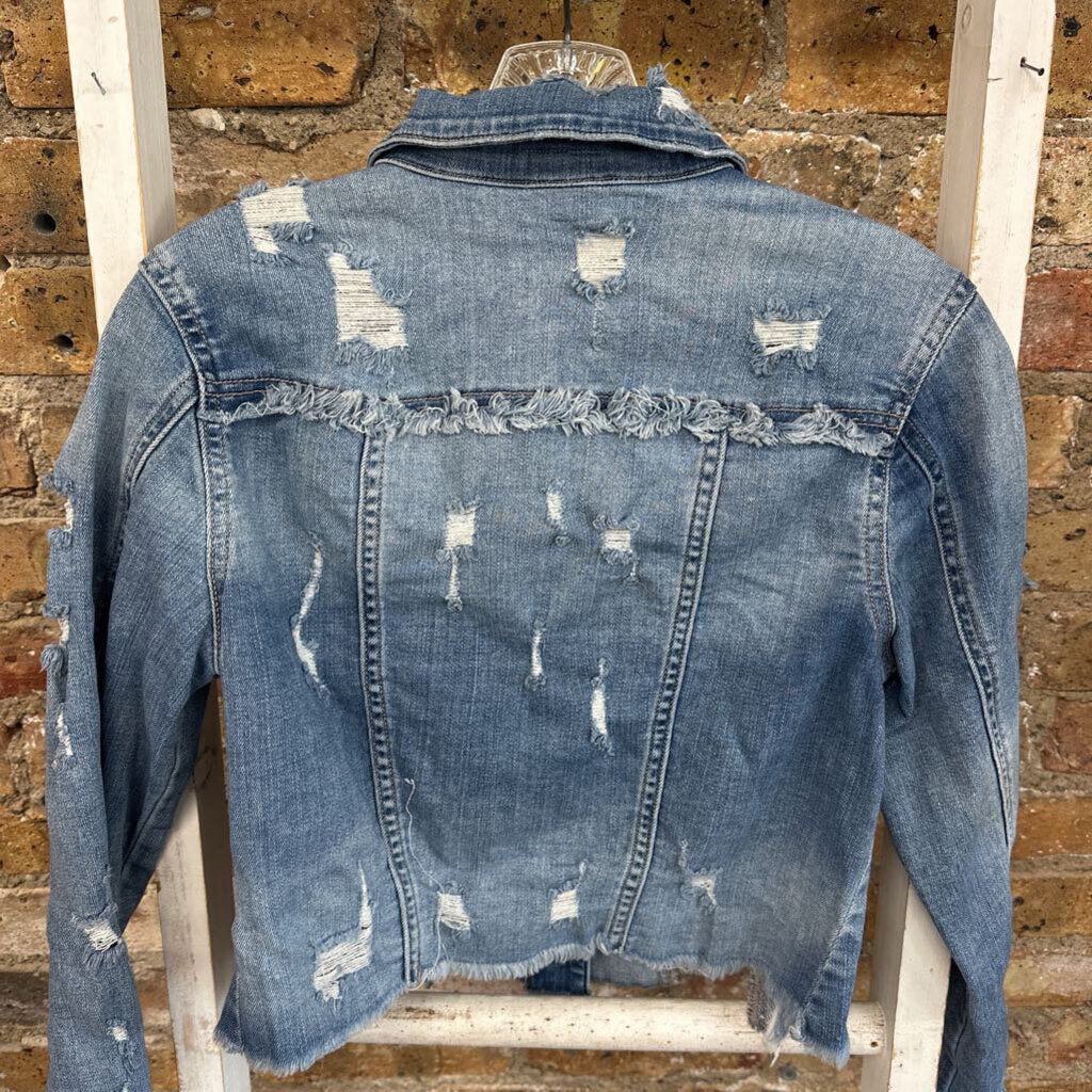Jacket Jean Distressed