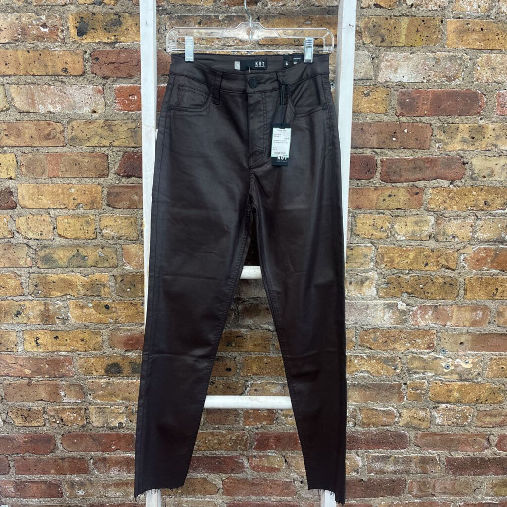 Pleather Mom Jean