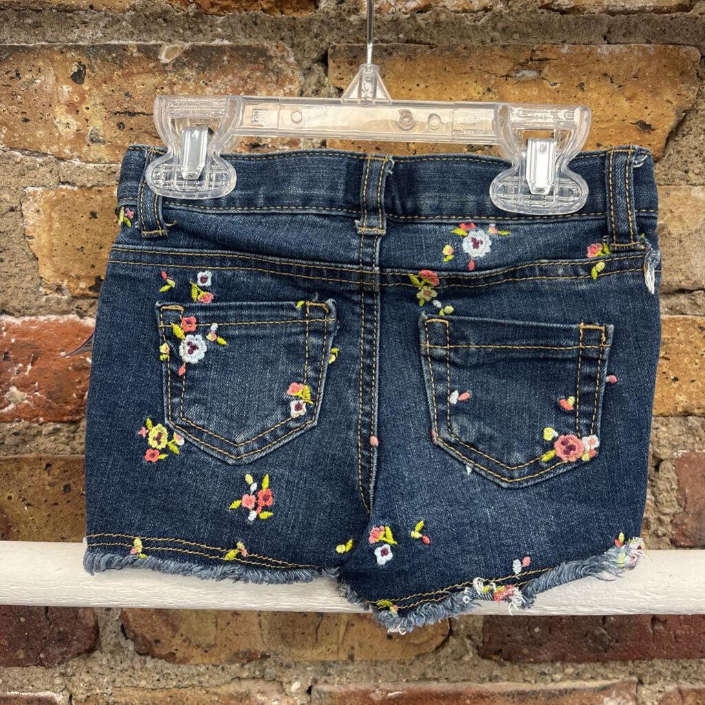 Shorts Jean Floral