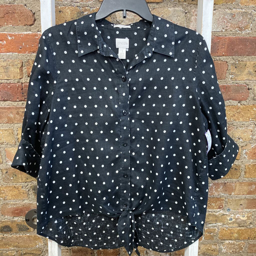 Polka Dot Tie Shirt BD