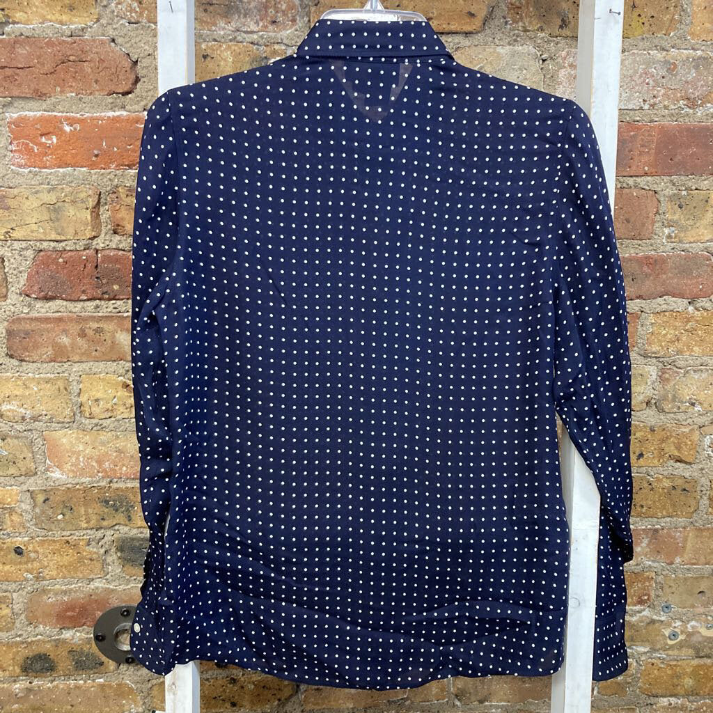 Silk Polka Dot Blouse