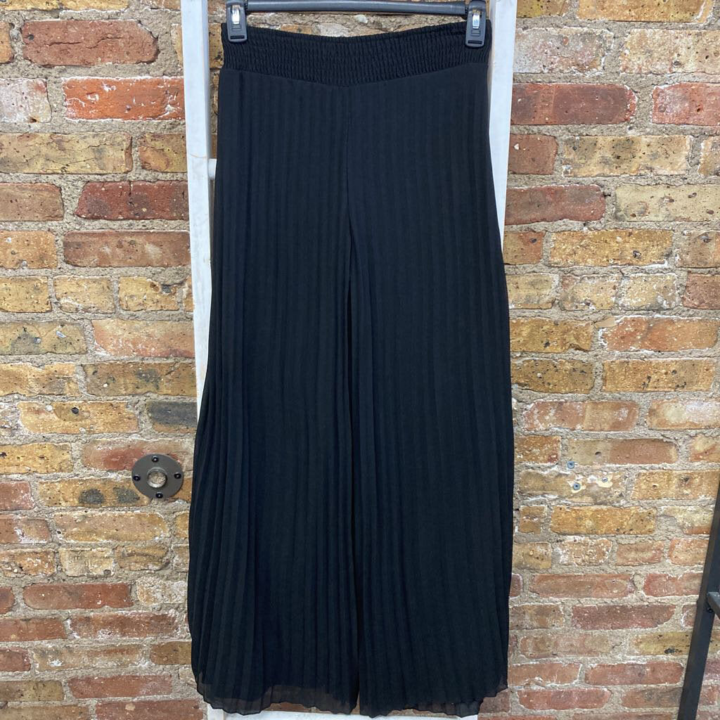 Pleated Chiffon Pants