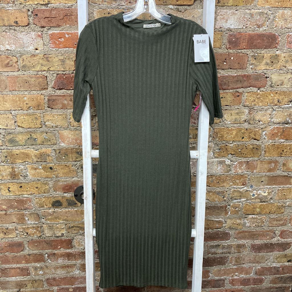 NWT Dress Midi Ribbed