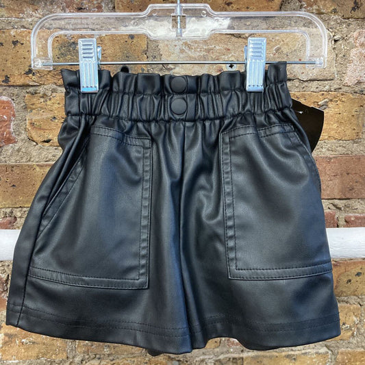 Faux Leather Shorts