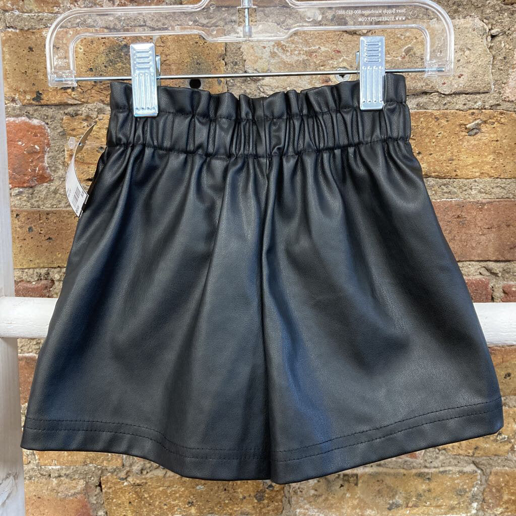 Faux Leather Shorts