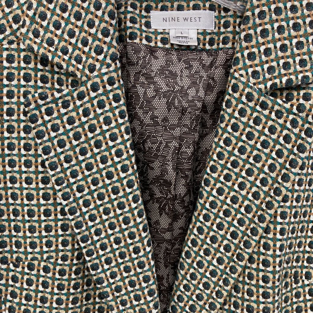 Coat Geometric Long