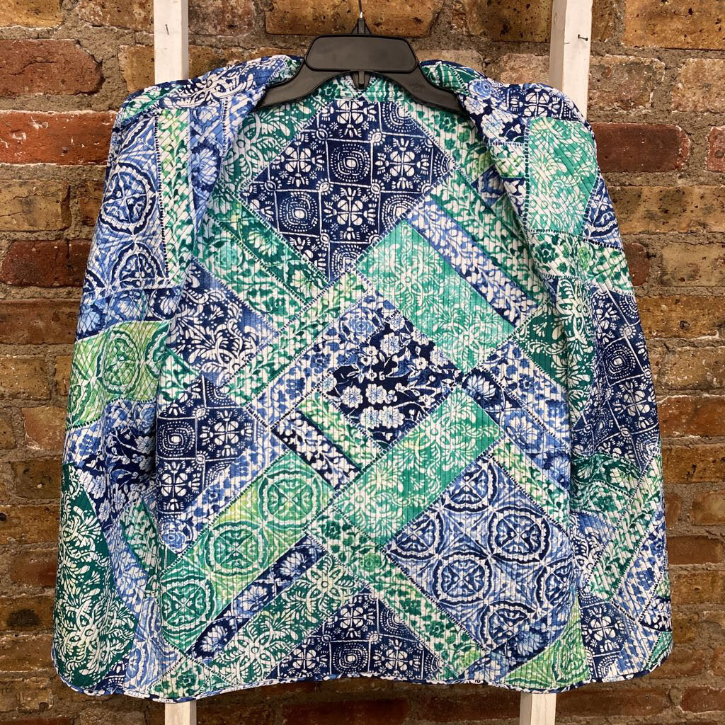 Jacket Open Reversible Floral