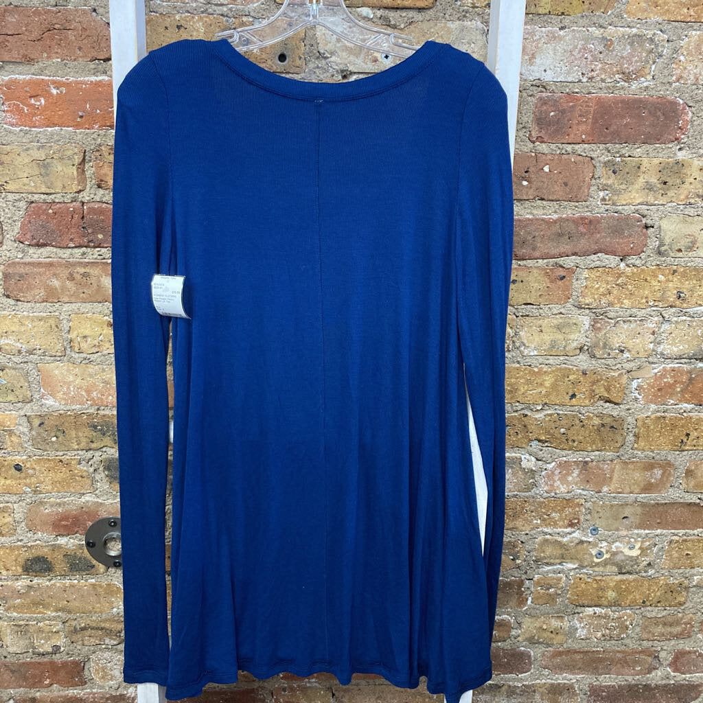 Flowy Ribbed LS Top