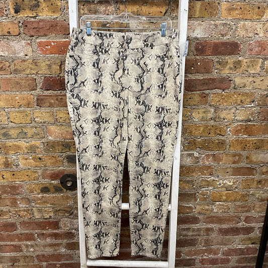 Jeggings Pull On Snake Print
