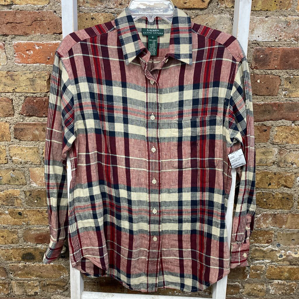 Shirt LS BD Plaid